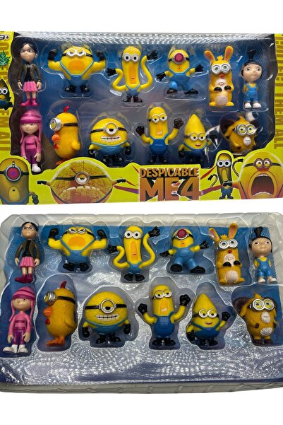 afreyz oyuncak Minions Oyuncak Figür Set Minions Çılgın Hırsız 12 Li Oyuncak ...