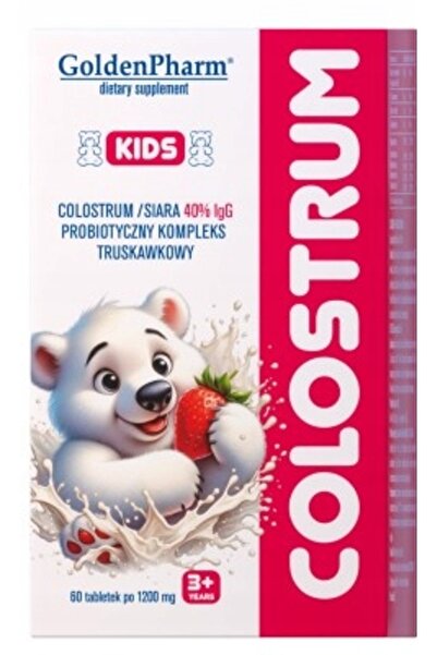 aram Colostrum Kids Pentru Copii Căpșuni Bomboane Siara 40% IgG Probiotic 60 ...