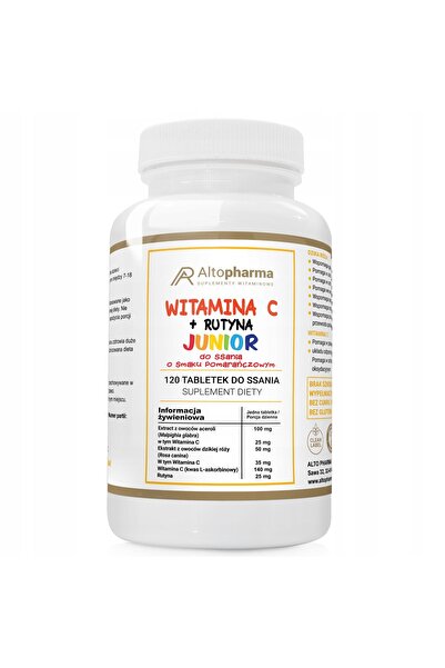 ALTO PHARMA Vitamina C + Rutina Junior 120 Comprimate