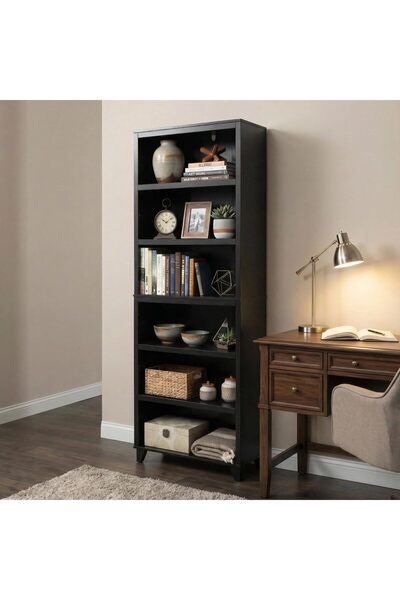 Topone1Topone1 Book Shelf, 6-Tier Bookshelf, Storage Shelves Bookcase, 27.56"...