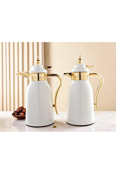 sahal aloula New Texture Tea and Coffee Set Thermos for Keeping Hot for 12 Ho...