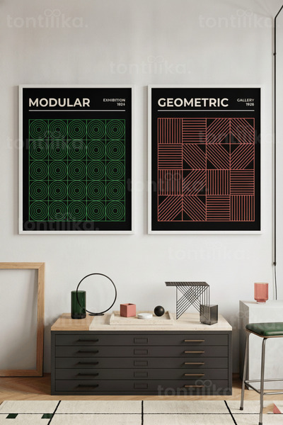 Tontilika Σετ ζωγραφικής Modular Geometry με 2 ξύλινα πλαίσια