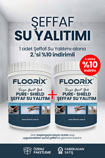 FlooriX Şeffaf Su Yalıtımı 1kg+1kg