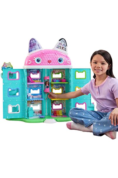 Gabby's Dollhouse Gabby’s Dollhouse Sesli ve Işıklı İnteraktif Oyun Evi 73 cm