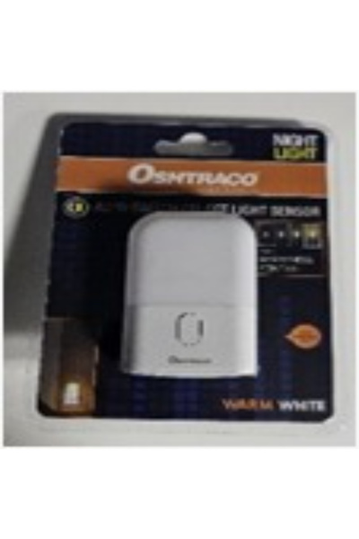 Oshtraco Auto Sensor Led Night Light Warm White With Brightness Control Sensor
