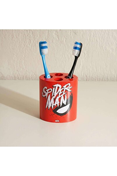 PAN HOME Disney Spiderman Toothbrush Holder 7.8x7.8x11cm - Red