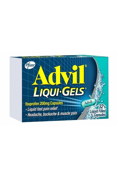 Advil Tablets Advil Liquid Gels 200 mg, 32 Capsules