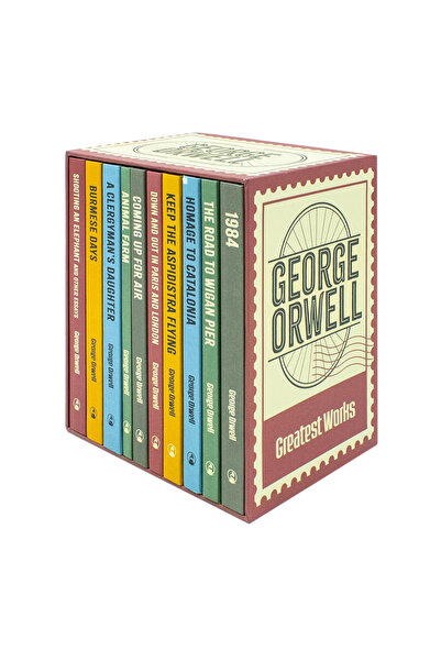 pçs The Greatest Works of George Orwell 10 Books Hardback Collection | Classi...