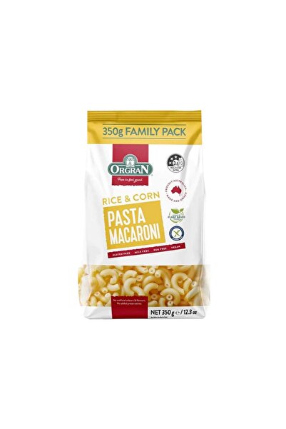 ORGRAN Rice & Corn Macaroni Pasta 350 g, Gluten Free, Vegan