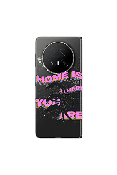 Other Honor Magic V5 Home Is Where Transparent Silicone TPU Θήκη