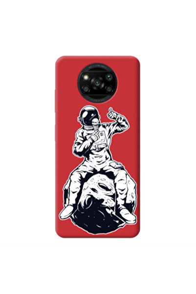 Other Xiaomi Poco X3 /X3 Pro ice cream in space Red Colored Silicone TPU Θήκη