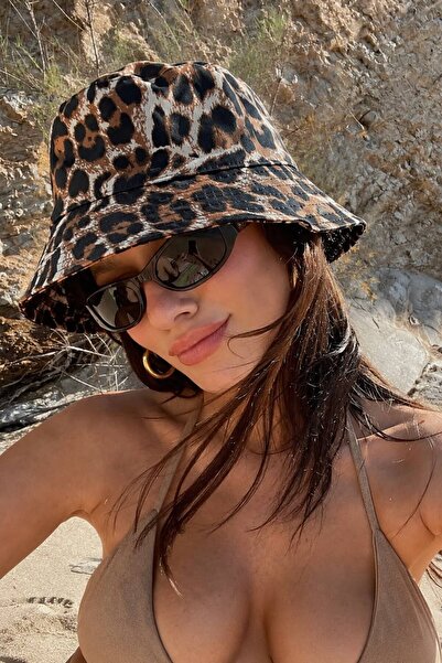 Goldmine Leopar Desenli Bucket Şapka