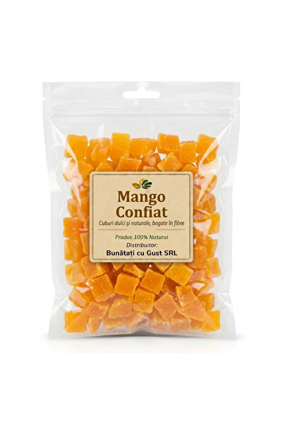 Bunatati cu gust Mango confiat 100 g