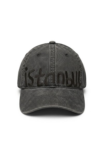 Aware Time Unisex Özle Washed Denim Cap Hat