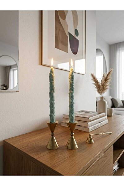 SCA CANDLE Dekoratif mum Şamdanlık Mum özel tasarım 2 kili şamdan içinde YOK ...