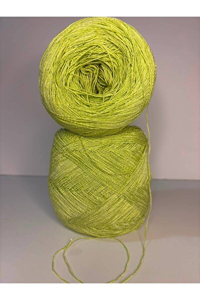 Ana&Kuzusu İplik Crep verde din bumbac cu fir împletit (de vară, sezonier) 200gr