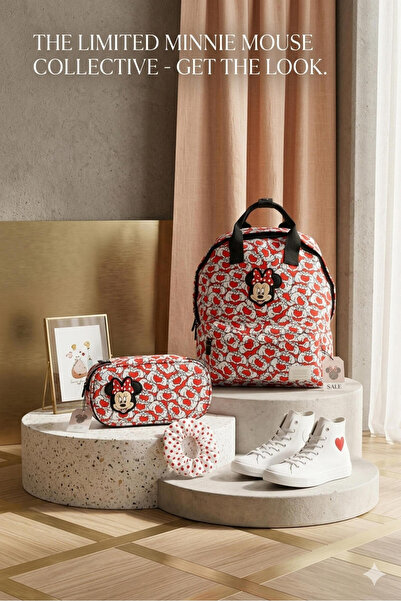 Argün kidss Mcky Patterned Children's Nursery School Travel Bag Medium Size