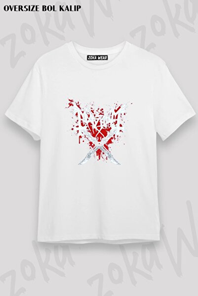 ZOKAWEAR Μπλουζάκι Unisex Loose Fit με στάμπα Mayhem v8
