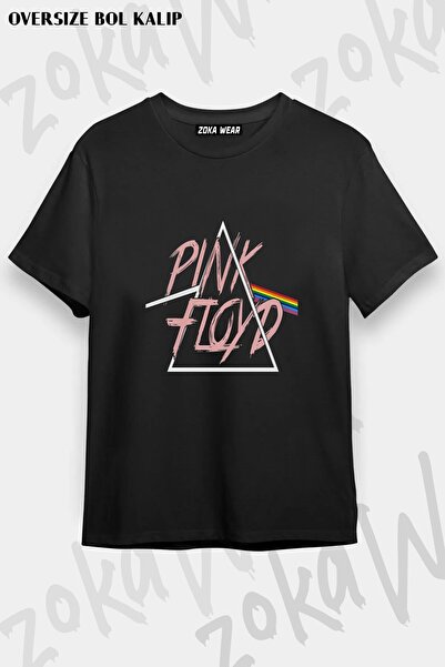 ZOKAWEAR Μπλουζάκι Unisex Loose Fit με στάμπα Pink Floyd v8