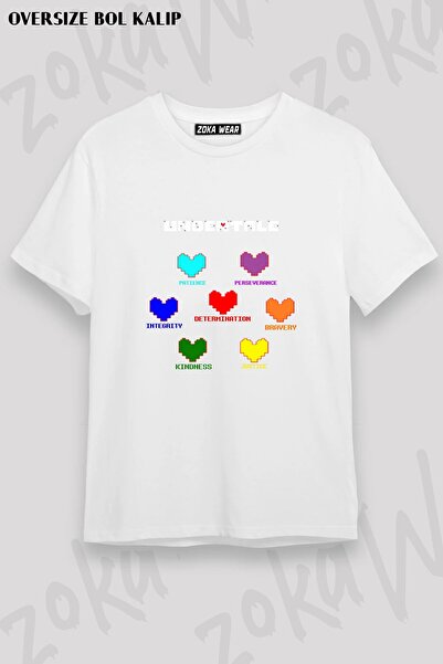 ZOKAWEAR Μπλουζάκι Unisex Loose Fit Undertale Sans v20 με στάμπα