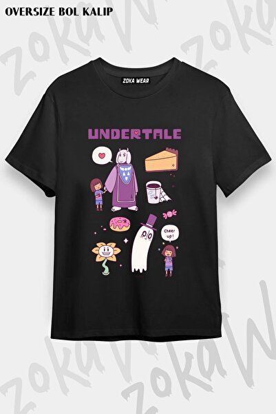 ZOKAWEAR Μπλουζάκι Unisex Loose Fit Undertale Sans v36 με στάμπα