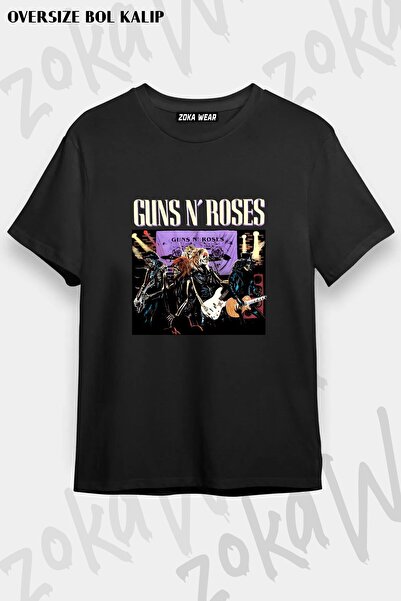 ZOKAWEAR Tricou unisex cu imprimeu Guns N Roses v52