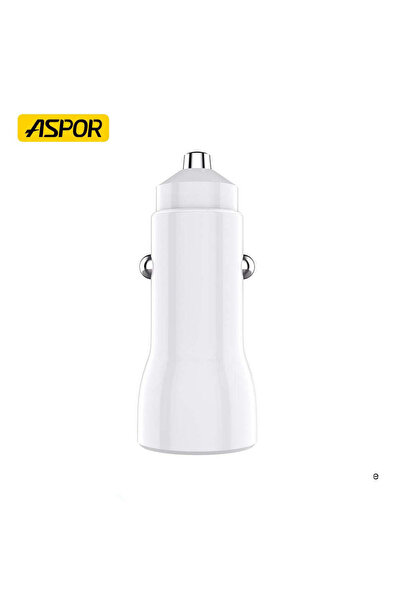 Aspor Încărcător Auto 38W, USB-C PD + USB-A QC 3.0, Iluminare LED - A910