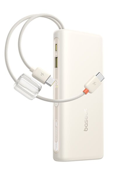 Baseus EnerFill FC41 20000mAh 100W Power Bank cu afișaj, Alb