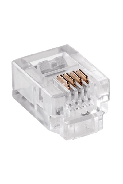 Lechpol Conector adaptor mufă telefonică 6P4C