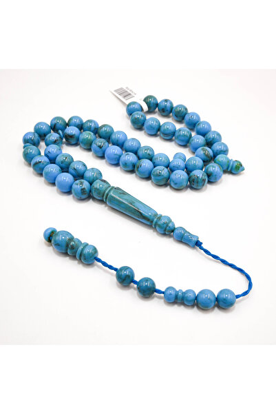 Generic New Turkish Musk Rosary First Grade 45 Beads 10mm Sky Blue Prayer Bea...