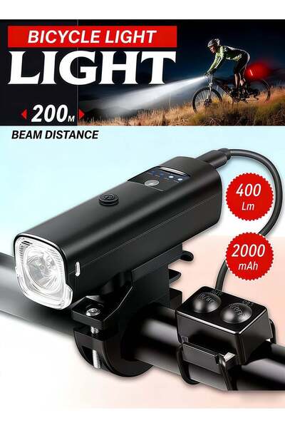 Cuken Bike Light Bright Bicycle Light Bike Front Light Waterproof USB-C Charg...
