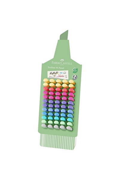 Faber Castell Display 60 bucăți evidențiatoare pastel 1546 FABER-CASTELL