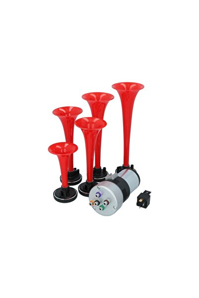 Carpoint Claxon auto 5 tonuri 12V, cu compresor electric , 240W,117dB, Melodi...