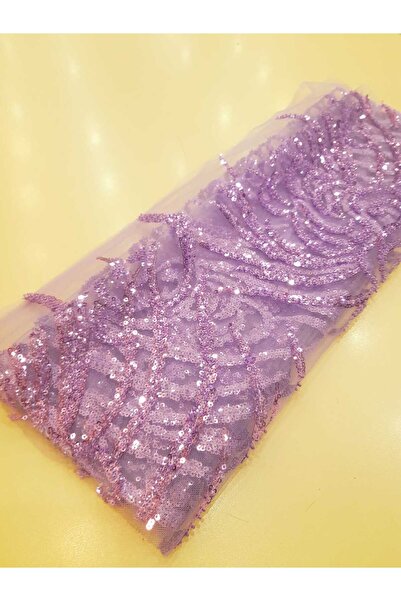 Safir Kumaş Kesip Aplik yada Morif Çııkarmalık Top Sonu 50 cm Lila ve Pembe R...