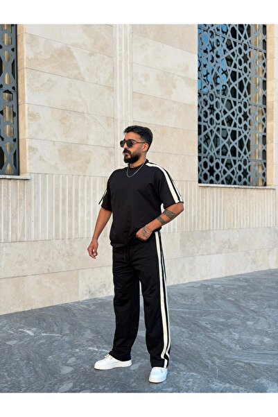 PEERLESS STORE Hasır Şerit Detaylı Eşofman Takımı
