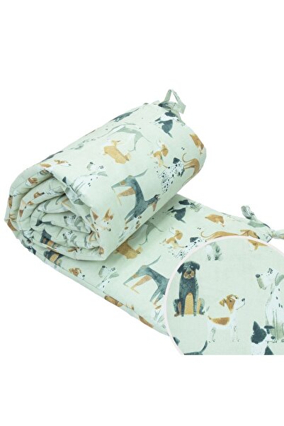 Kersten Protectie laterala pentru patut copii Kerstin Dogs 180 x 30 cm, cu do...