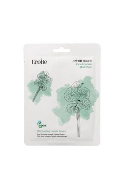 Ecobe Masca Faciala Cica cu Centella Asiatica - Reparare si Calmarea Tenului ...