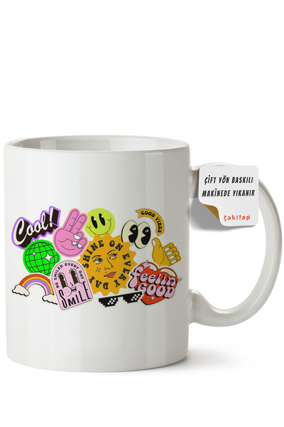 ET ERTAPASSAGE original creative designs Retro Design Printed Porcelain Mug (...