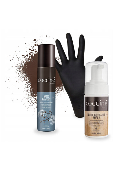 Coccine Kit de curatare pentru piele intoarsa si nubuc, Coccine, 3 in 1, 100 ...