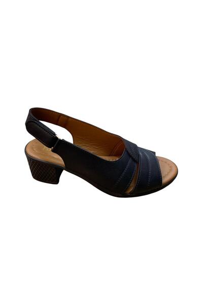 Yaren Moda Women's Mother Summer Thick Heeled Shoes