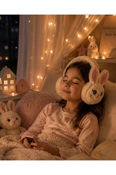Kanonik Education Wireless Plush Bluetooth Headphones Soft Design and Support...