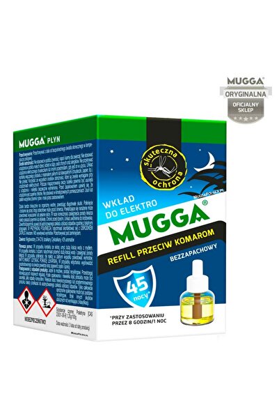 Mugga Cartuș - Lichid anti-țânțari 45 Nocy 35ml