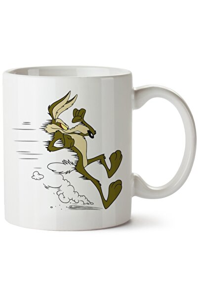 ET ERTAPASSAGE original creative designs Wile E Coyote Printed Porcelain Mug,...