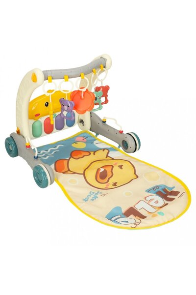 Bibi-Inn Antepremergator si centru de activitati 2in1 Piano Grey