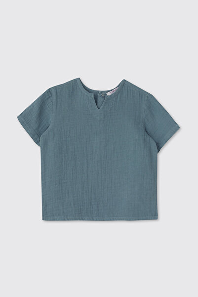 Panço Baby Boy Indigo 2-Piece Muslin Set
