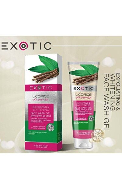Exotic Exfoliating Whitening FACE WASH GEL LICORICE 100 ML