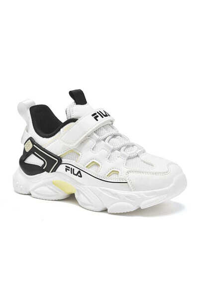 FILA Memory Spinel 3 Παιδικά Αθλητικά Παπούτσια με Velcro Λευκά