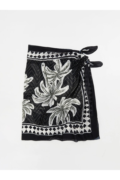 LC Waikiki LCW DREAM Siyah Desenli Kadın Pareo