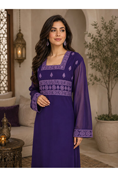 ASIAN Halaabaya Jalabiya Stylish Women's Jalabiya with Elegant Patterns Made ...