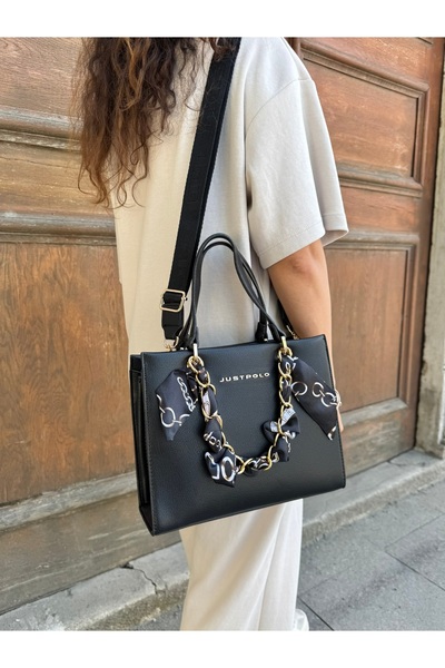 Just Polo Women's New Season Stylish Design Hand and Shoulder Bag with Shawl ...